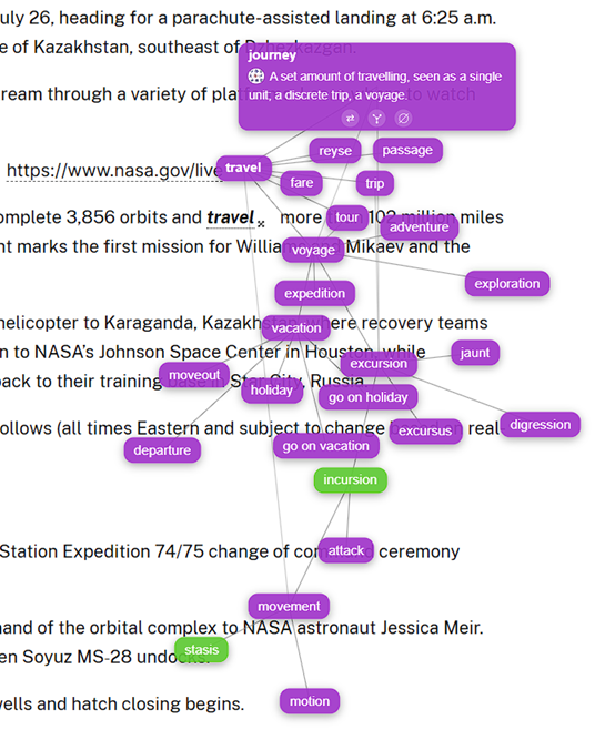 SenseMap on a real page