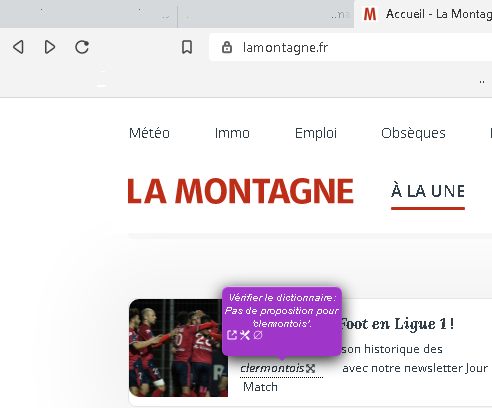 La Montagne newspaper